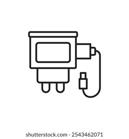 Charger icon Outline vector for web ui