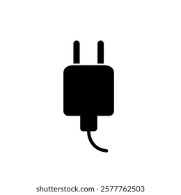 Charger icon. power plug icon.