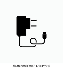 Charger Icon. Power Refill Equipment Symbol - Vector.