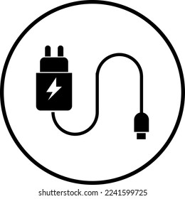 Charger icon. sign for mobile concept and web design. vector illustration 