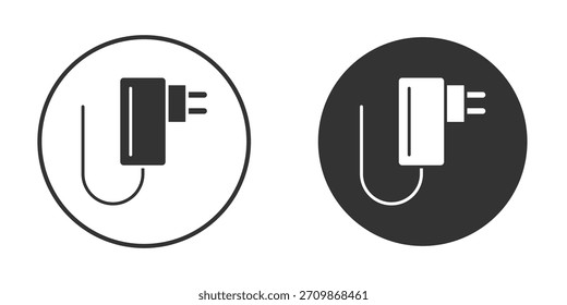Charger icon signs pack. Vector symbols for graphic designs