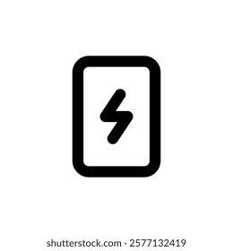 charger icon simple design perfect for ui ux