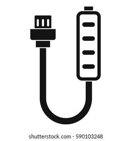Charger icon. Simple illustration of charger vector icon for web