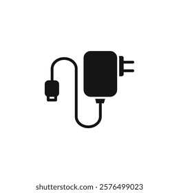 Charger icon Simple thin line flat symbol