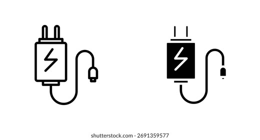 Charger icon Simple vector illustration for graphic and web design.