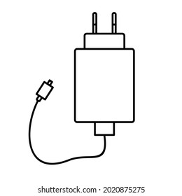charger icon symbol illustration on white background