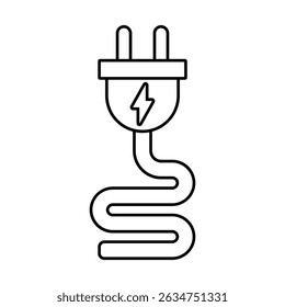 Charger icon vector. Charging illustration sign. Electricity symbol. Powerbank logo.
