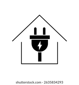 Charger icon vector. Charging illustration sign. Electricity symbol. Powerbank logo.