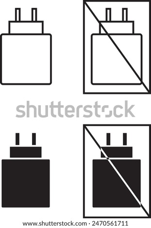 charger icon , vector illustration
