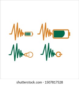 Charger icon vector isolated on white background