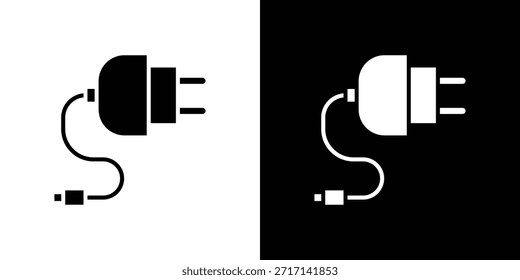 Vector de icono de cargador, símbolo, ilustraciones de logotipo