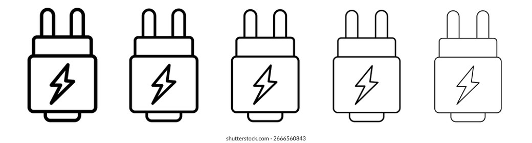 Icono del cargador en estilo Web. Ilustración vectorial. Eps10