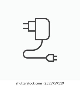 Charger isolated icon. vector illustration.