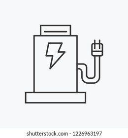 Charger Modern Simple Vector Icon