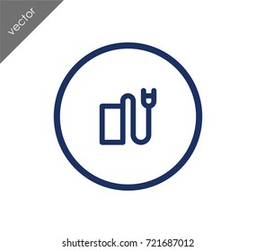Charger plug icon