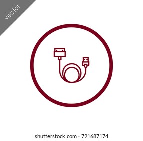 Charger plug icon