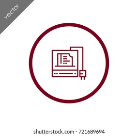 Charger plug icon