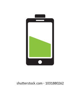 Charger Saver Handphone Battery logo icon vector