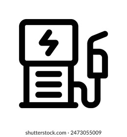 charger station icon. vector dual tone icon for your website, mobile, presentation, and logo design.