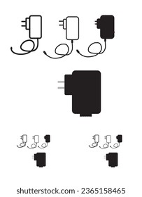 Charger vector design EPS file.