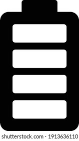 charger vector glyph flat icon