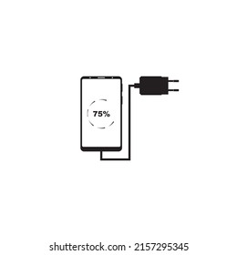  charger vector icon illustration logo template