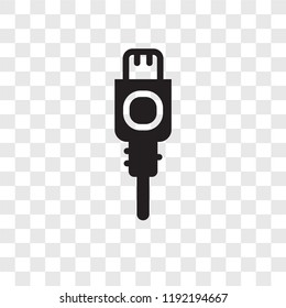 Charger vector icon isolated on transparent background, Charger transparency logo concept