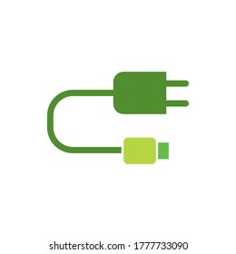 diseño del logotipo del icono del vector del cargador