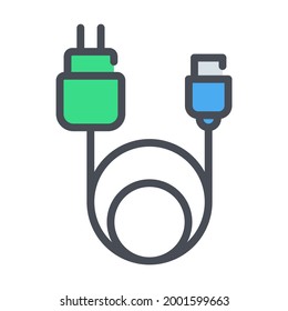 charger vector Icon-  Modern style high quality vector illustration.
