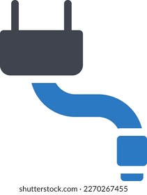 Ladegerät, Vektorgrafik auf transparentem Hintergrund. Hochwertige Symbole. Glyphen Vektorsymbole für Konzept und Grafikdesign.