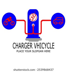 CHARGER VHICYCLE VEKTOR PLACE YOUR SLOGAN HERE