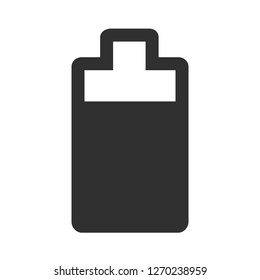 Charging Battery 75% material icon