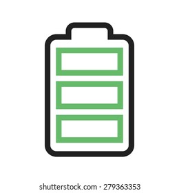 Charging, battery, cell icon vector image. Can also be used for energy and technology. Suitable for web apps, mobile apps and print media.