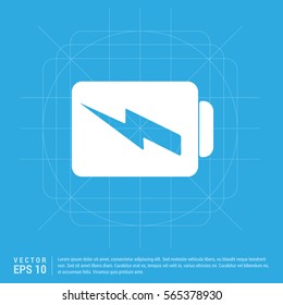 Charging battery icon 