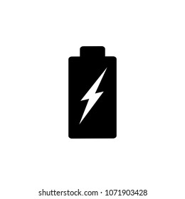 charging battery icon. Element of minimalistic icon for mobile concept and web apps. Signs and symbols collection icon for websites, web design, mobile app on white background