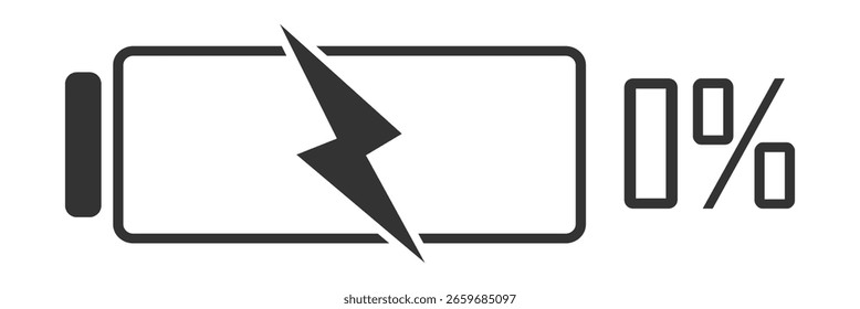 Charging battery icon set with 0,% 25%, 50%, 75%, 100% indicator in colorful style. Battery charge flat icons. Charge indicator. Vector battery power icon powerfully charged. battery icon . EPS 10. 