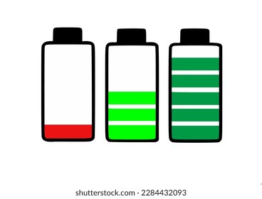 charging battery level in design