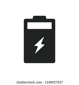 charging battery vector icon