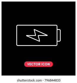 Charging Battery Vector Icon Illustration