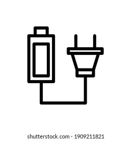icono de línea vectorial de carga
