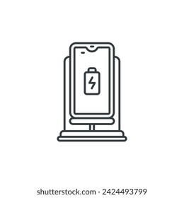 Charging Dock icon, vector illustration