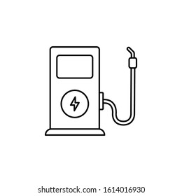 Charging, ecology, electric, power, pump, station icon. Can also be used for ecology. Suitable for use on web apps, mobile apps and print media.