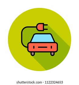 charging electric car 