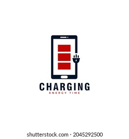 Charging Icon. Battery Fast Charge Logo Design Inspiration