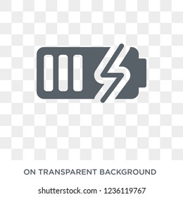 Charging icon. Charging design concept from  collection. Simple element vector illustration on transparent background.