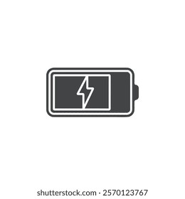 charging icon Flat logo set collection