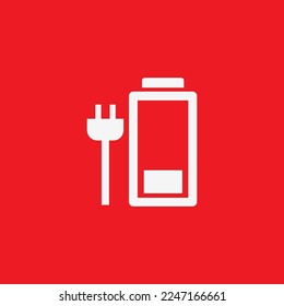 Charging icon, graphic resource template, vector illustration.