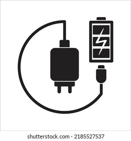 charging icon vector design template