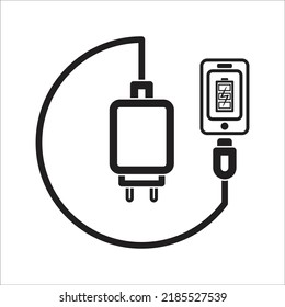 charging icon vector design template