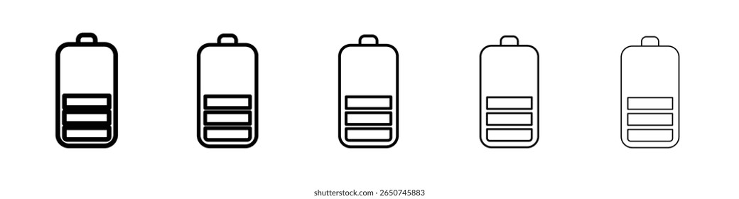 Icono de carga Vector de contorno símbolo o ilustración